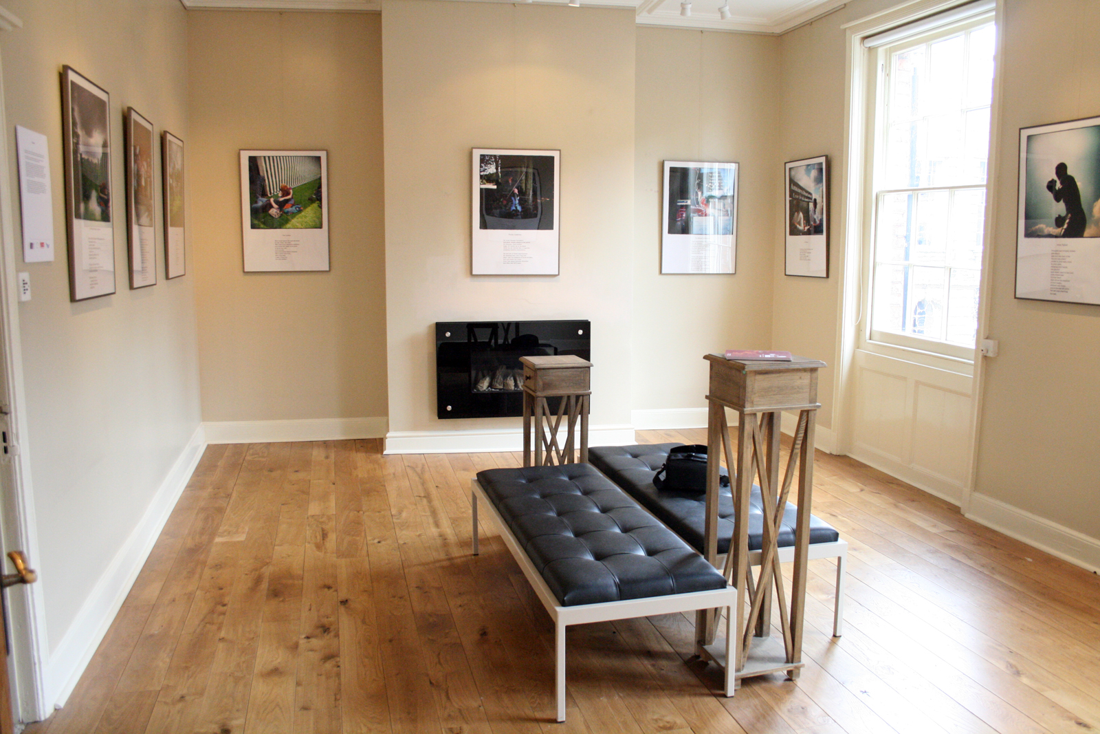 Installation view at Art and Wine gallery, Warwick 2009.