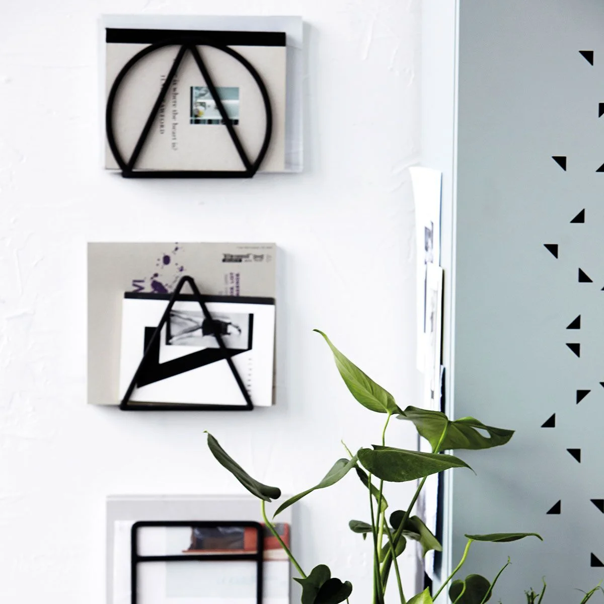 Square Circle Triangle Magazine Racks House Doctor