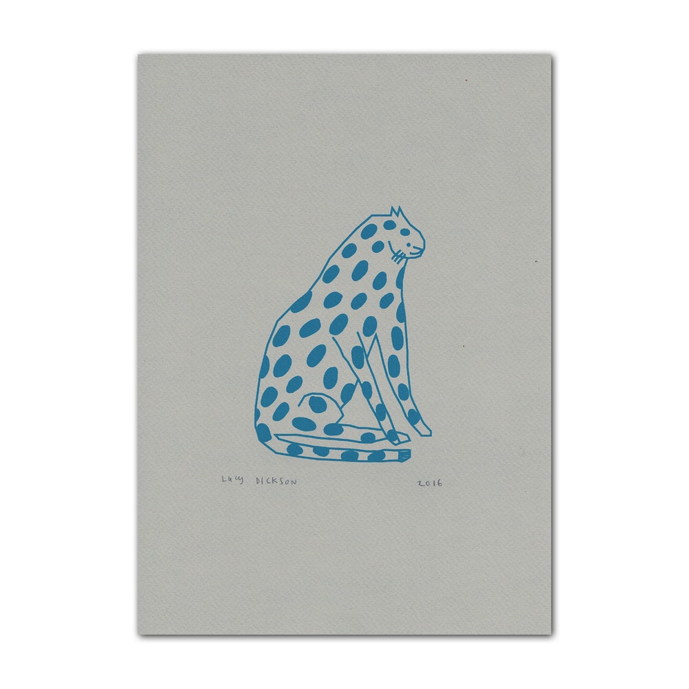 Spotty Cat Grey £15