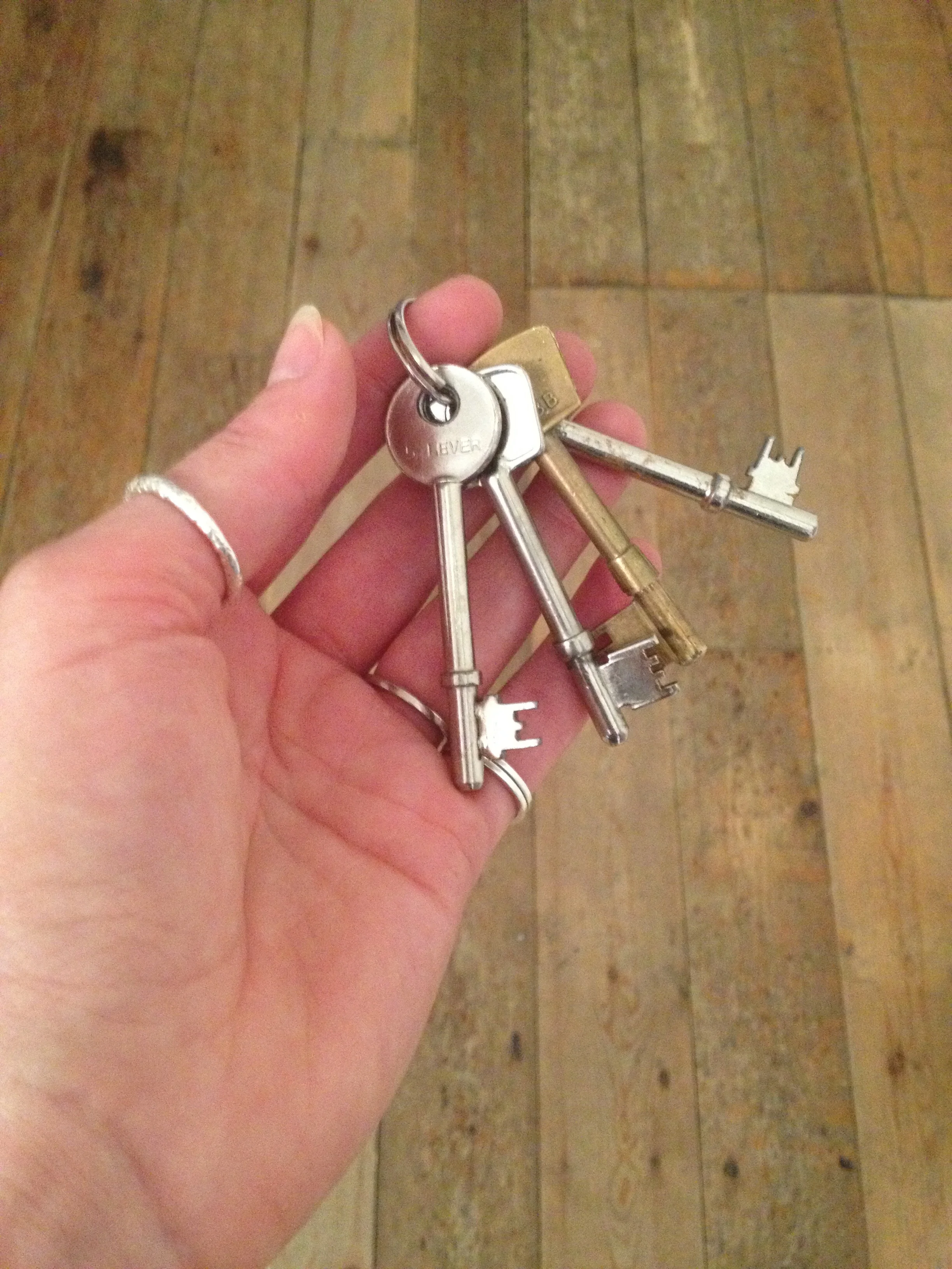 Week one. We have keys...