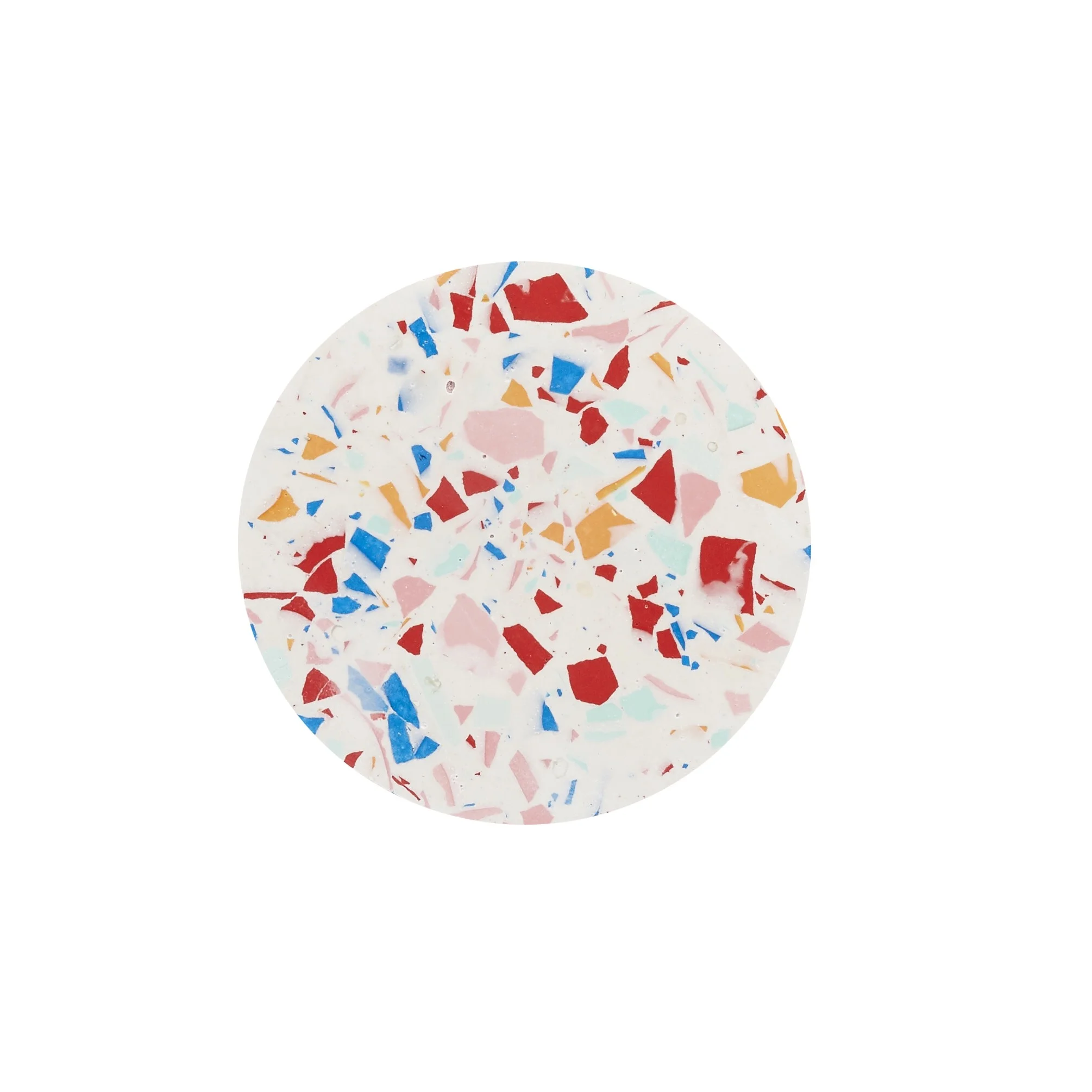 Jesmonite Terrazzo Coaster- Colourful Royal