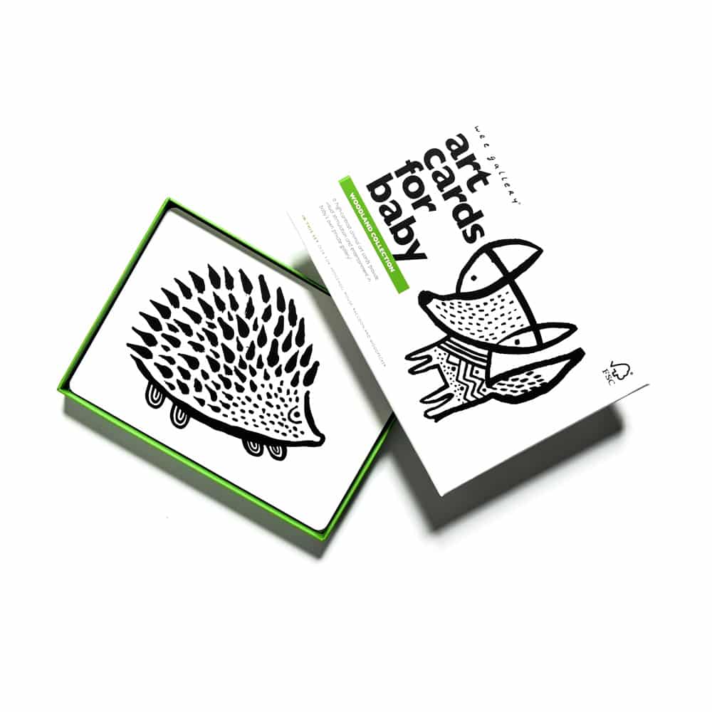Animal black and white art cards