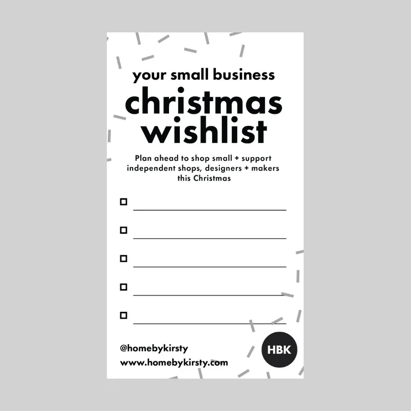 The Small Business Christmas Wishlist