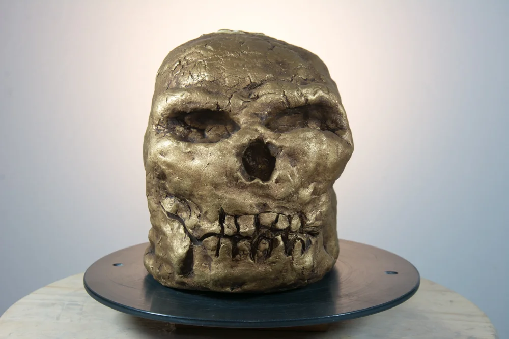 Aztec "Jar Head" Skull (with lid)