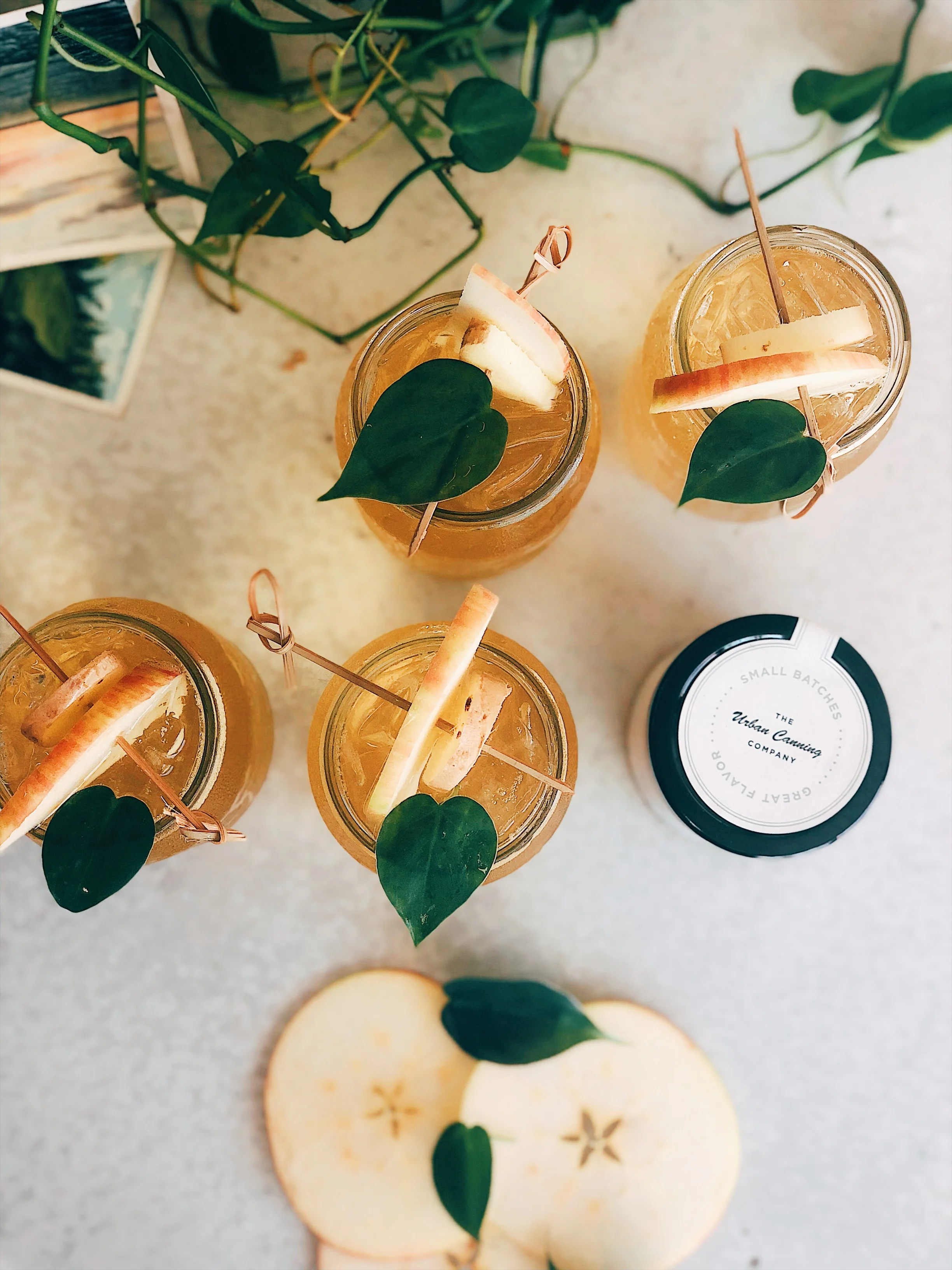 Caramel Apple Ginger Spritzer The Urban Canning Company