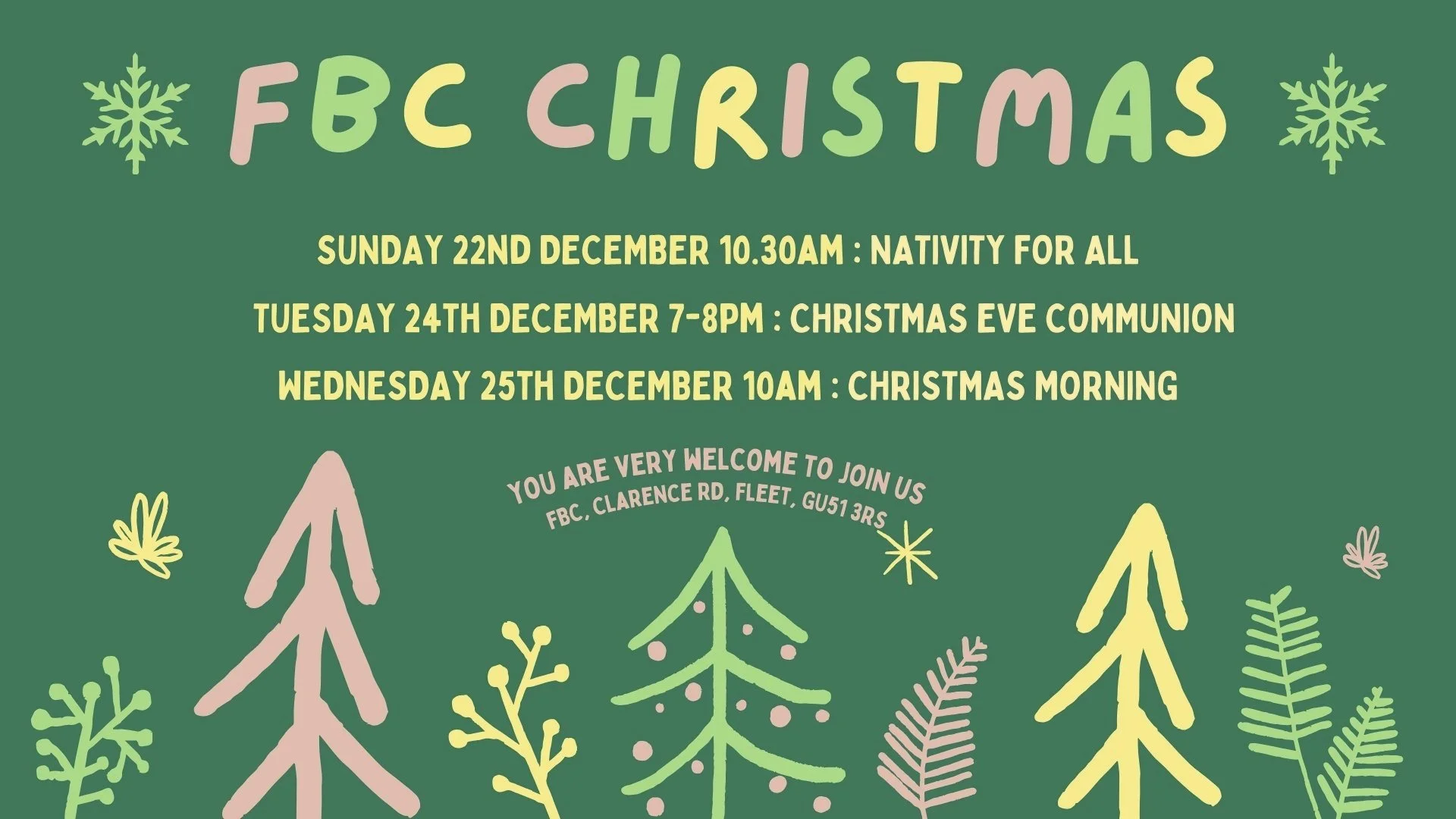 FBC : CHRISTMAS MORNING