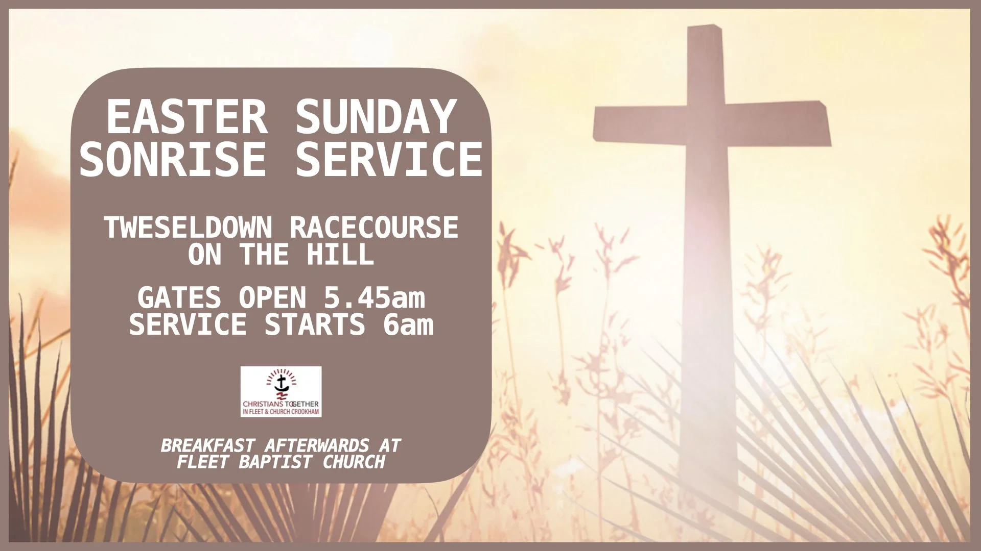 SONRISE SERVICE ON EASTER SUNDAY