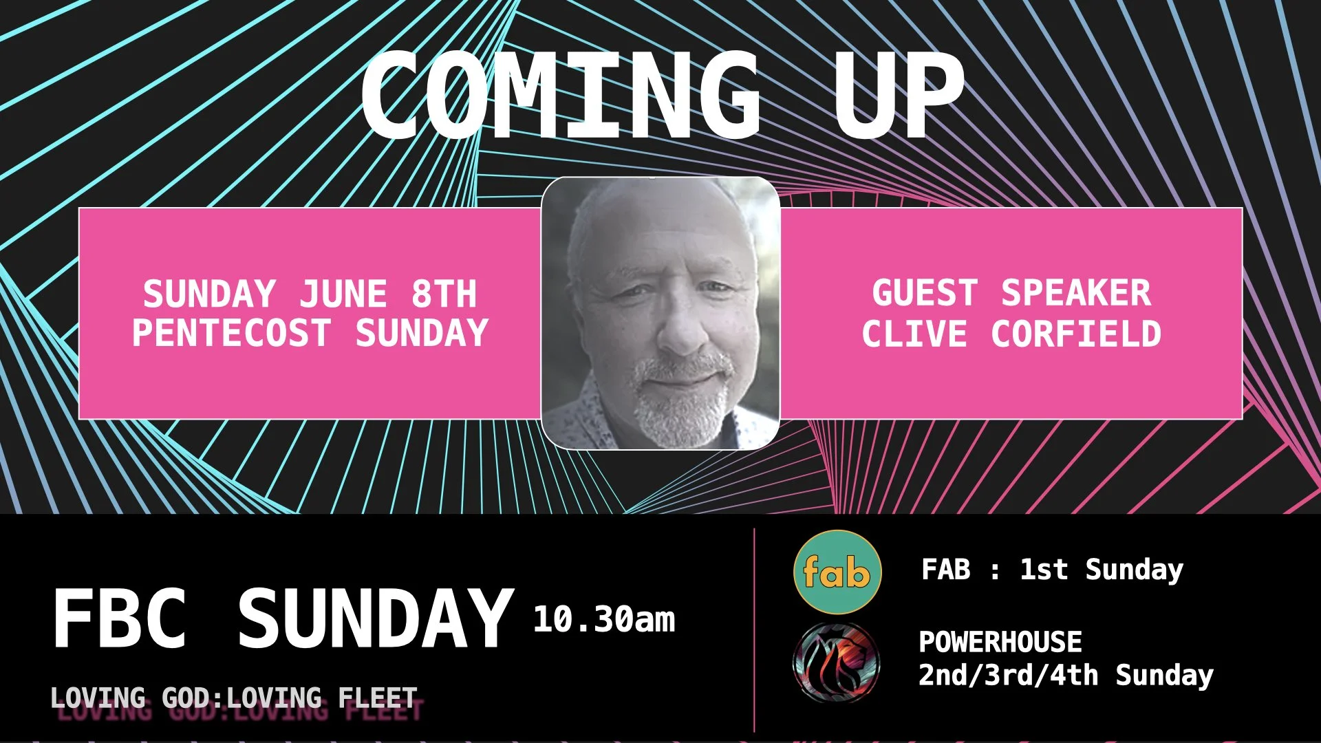 COMING UP - JUNE 8TH : CLIVE CORFIELD