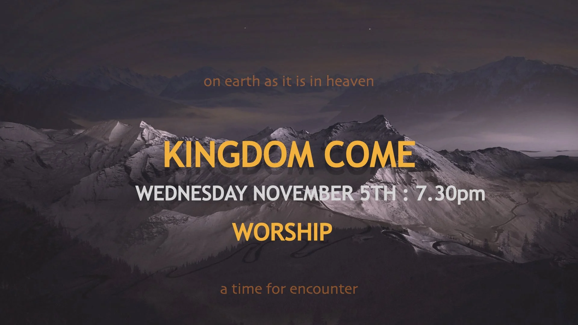 KINGDOM COME - WORSHIP & PRAYER