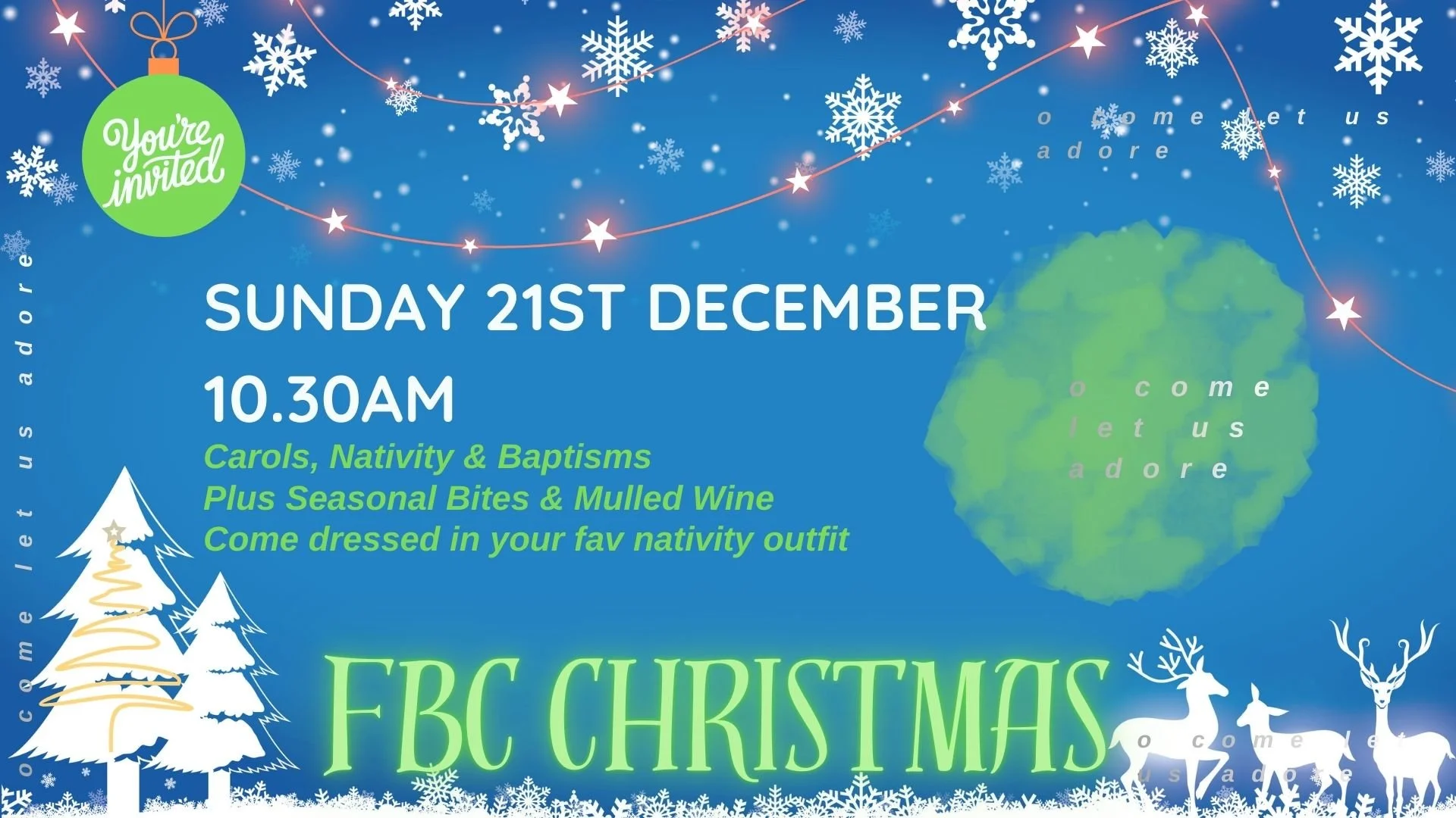 FBC NATIVITY SUNDAY &amp; BAPTISMS