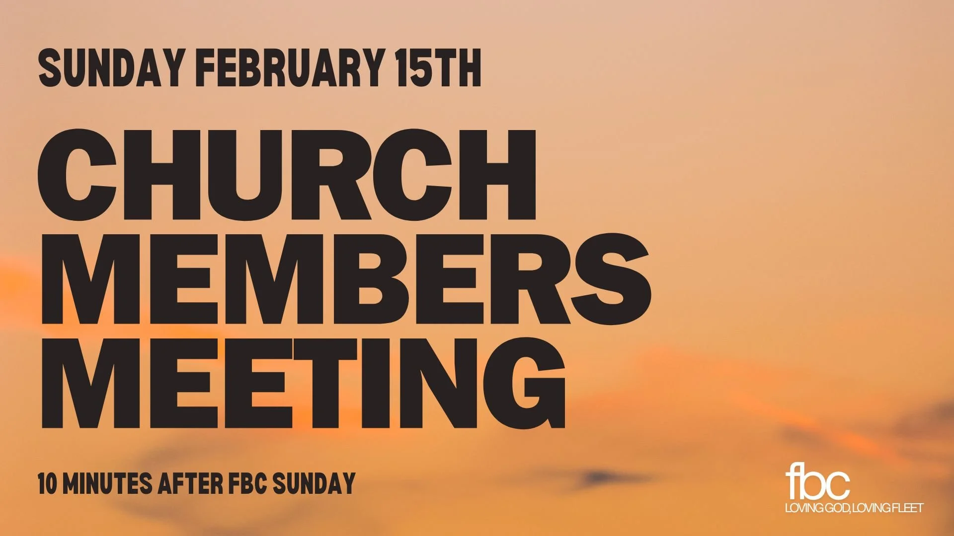 CHURCH MEMBERS CMM - 15TH FEBRUARY 2026