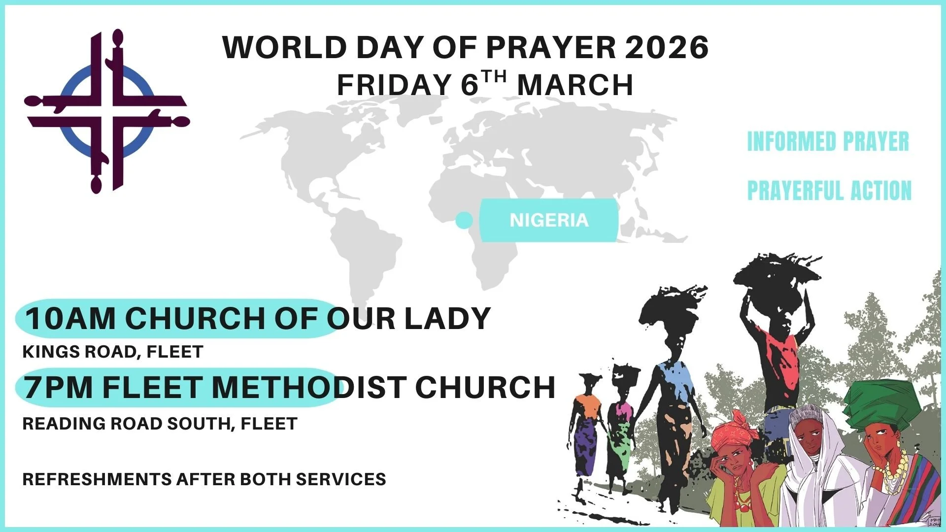 WORLD DAY OF PRAYER - FRIDAY MARCH 6TH 2026
