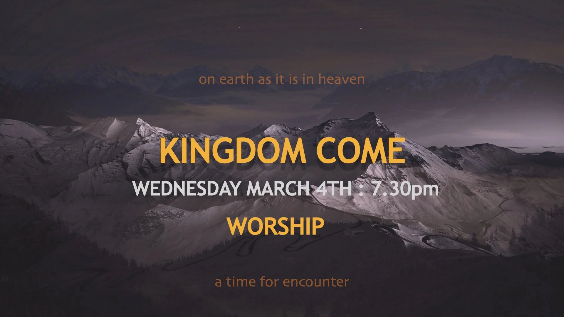  KINGDOM COME - WORSHIP &amp; PRAYER