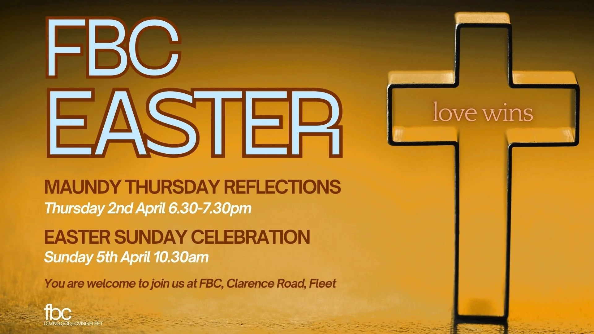FBC EASTER SUNDAY - APRIL 5TH 