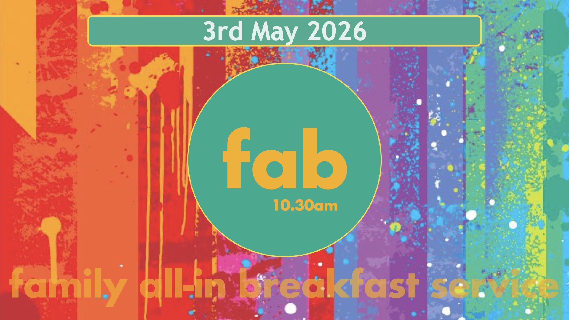 FAB - EASTER SUNDAY - APRIL 5TH