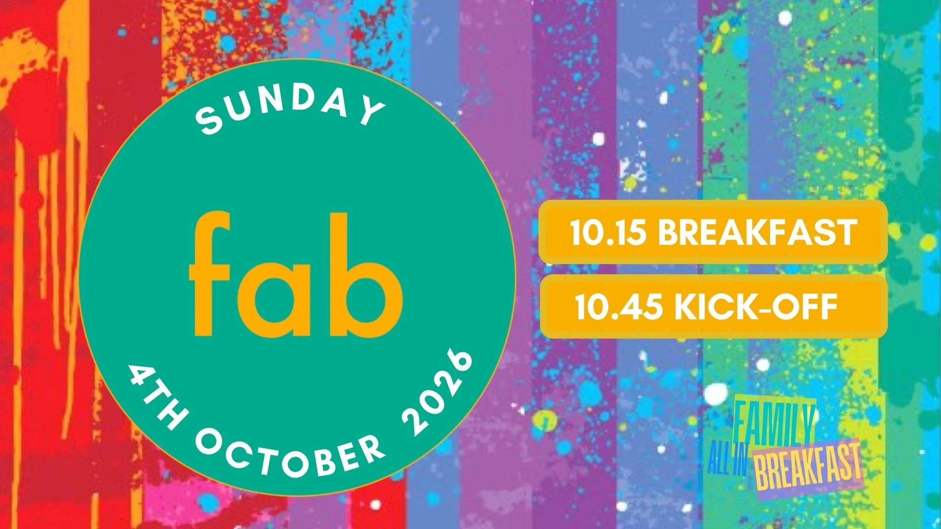 FAB - OCTOBER 4TH 2026