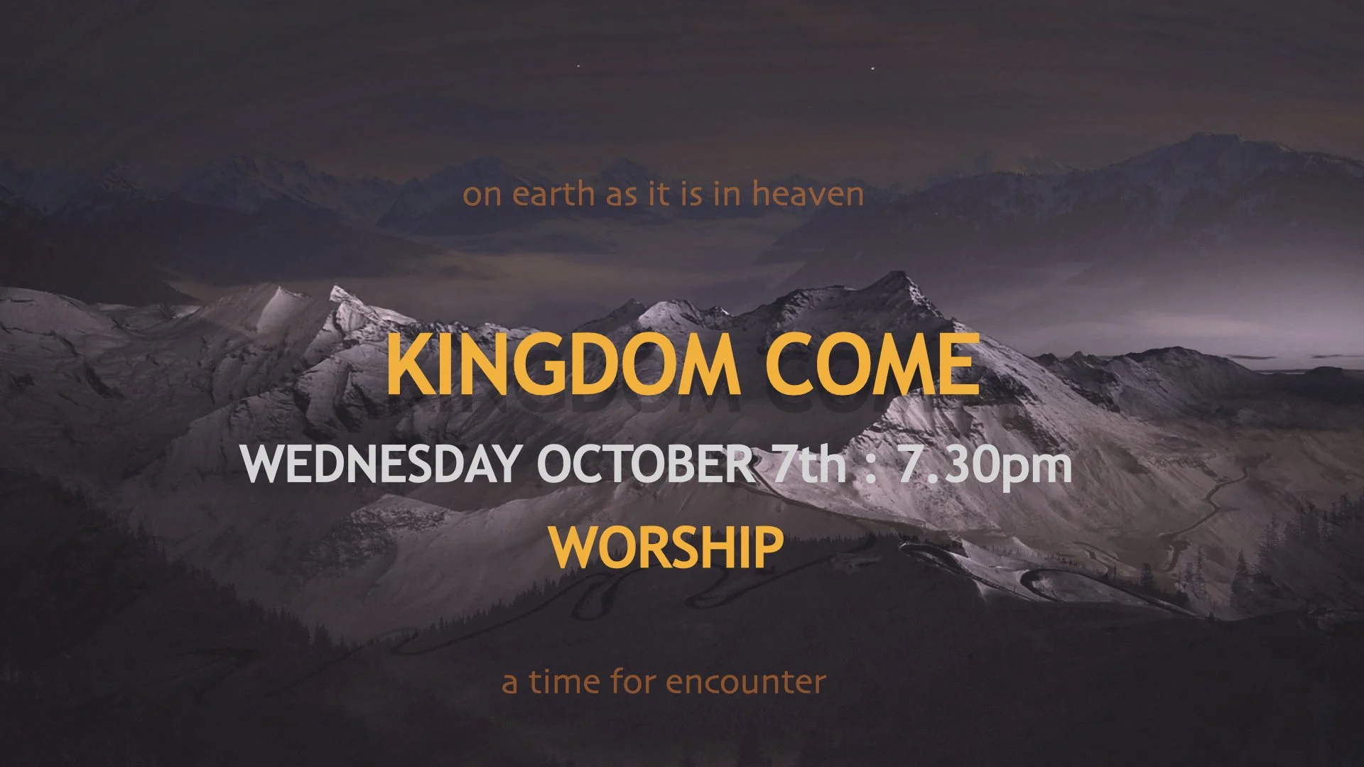  KINGDOM COME - WORSHIP &amp; PRAYER 