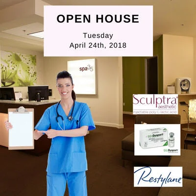 Restylane and Sculptra Cosmetic Filler Open House