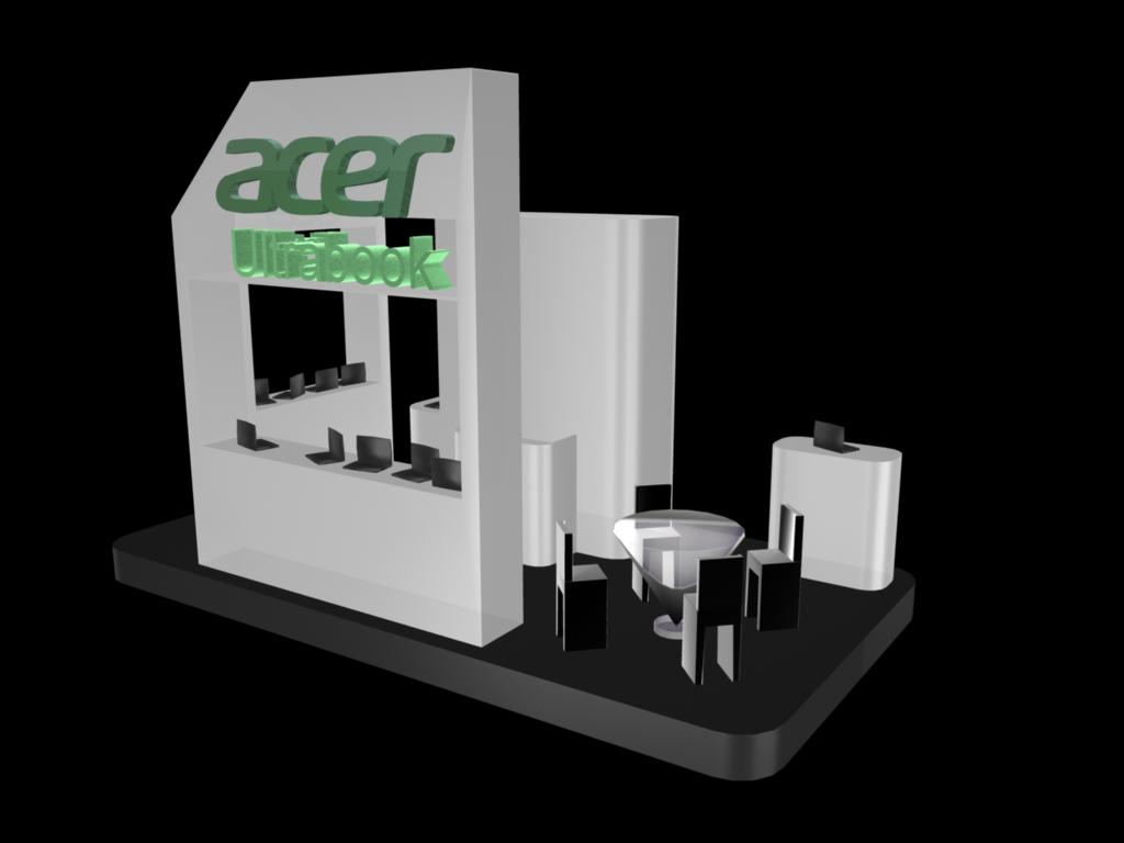 Exhibition design for acer Ultrabook