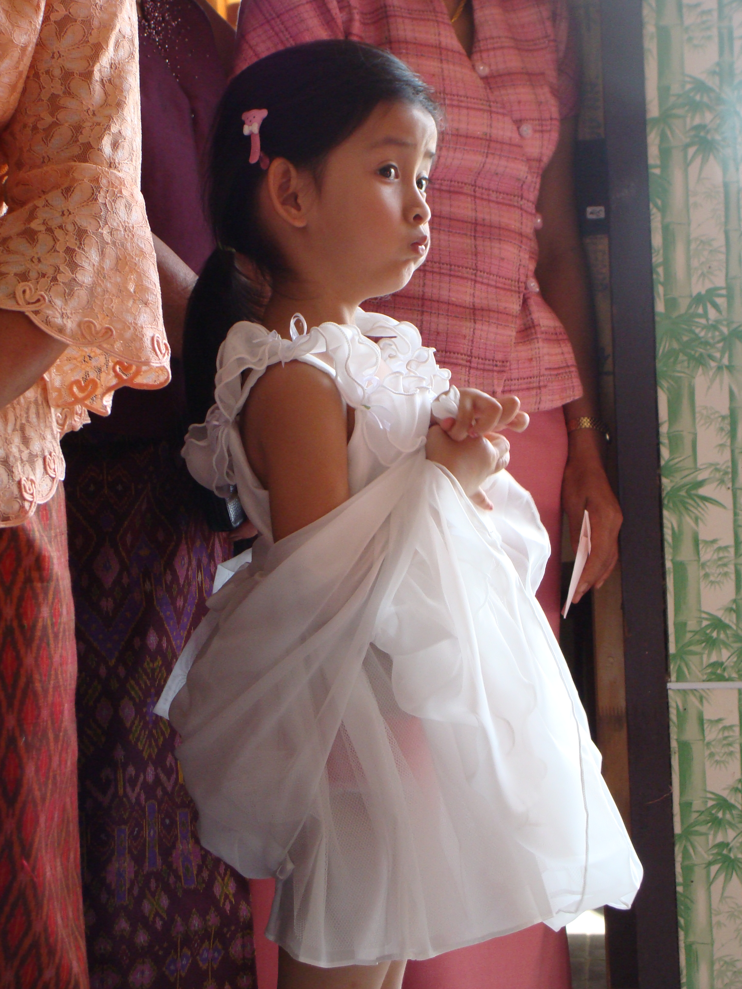 Bored bridesmaid