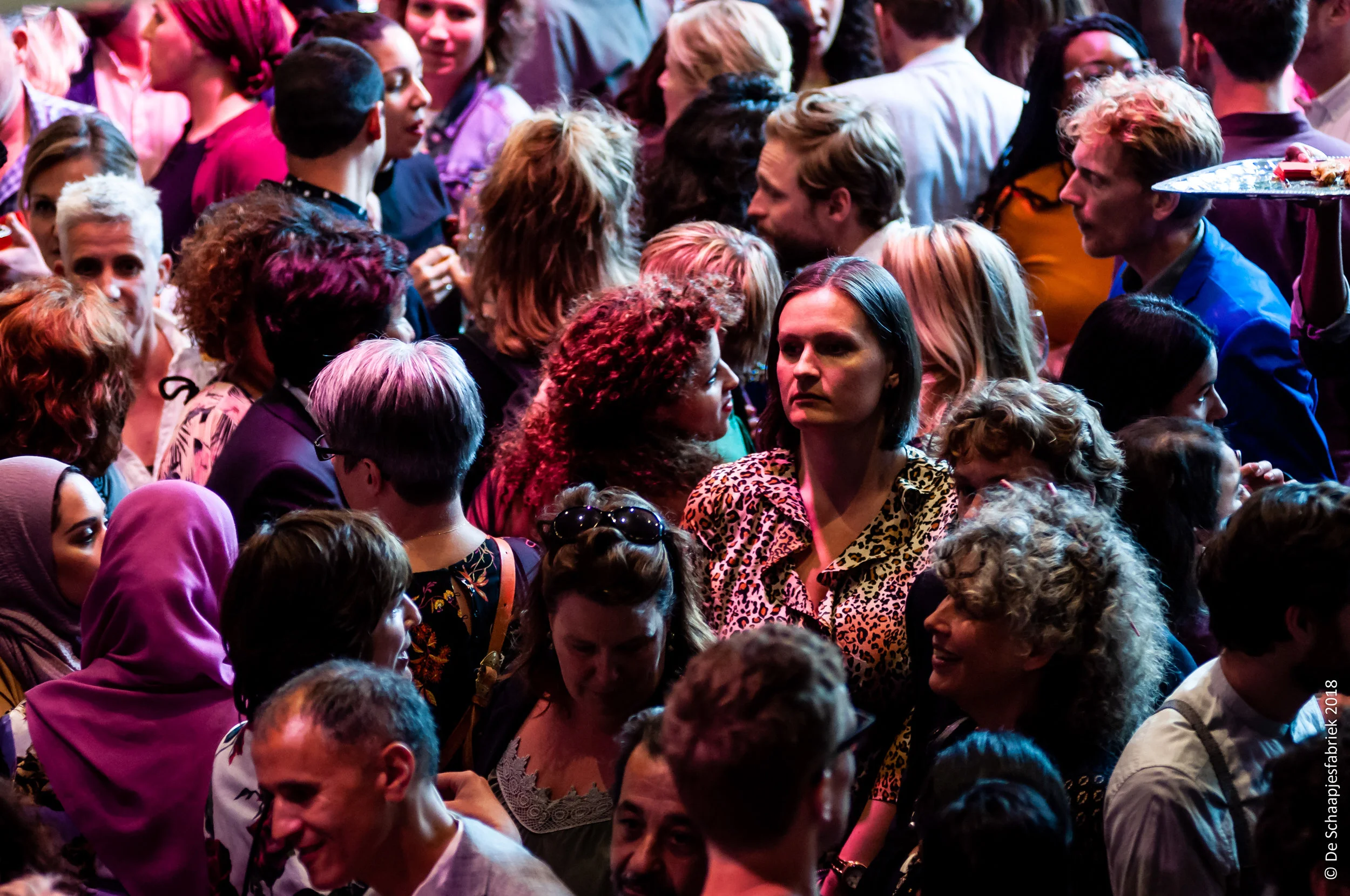 Festive crowd