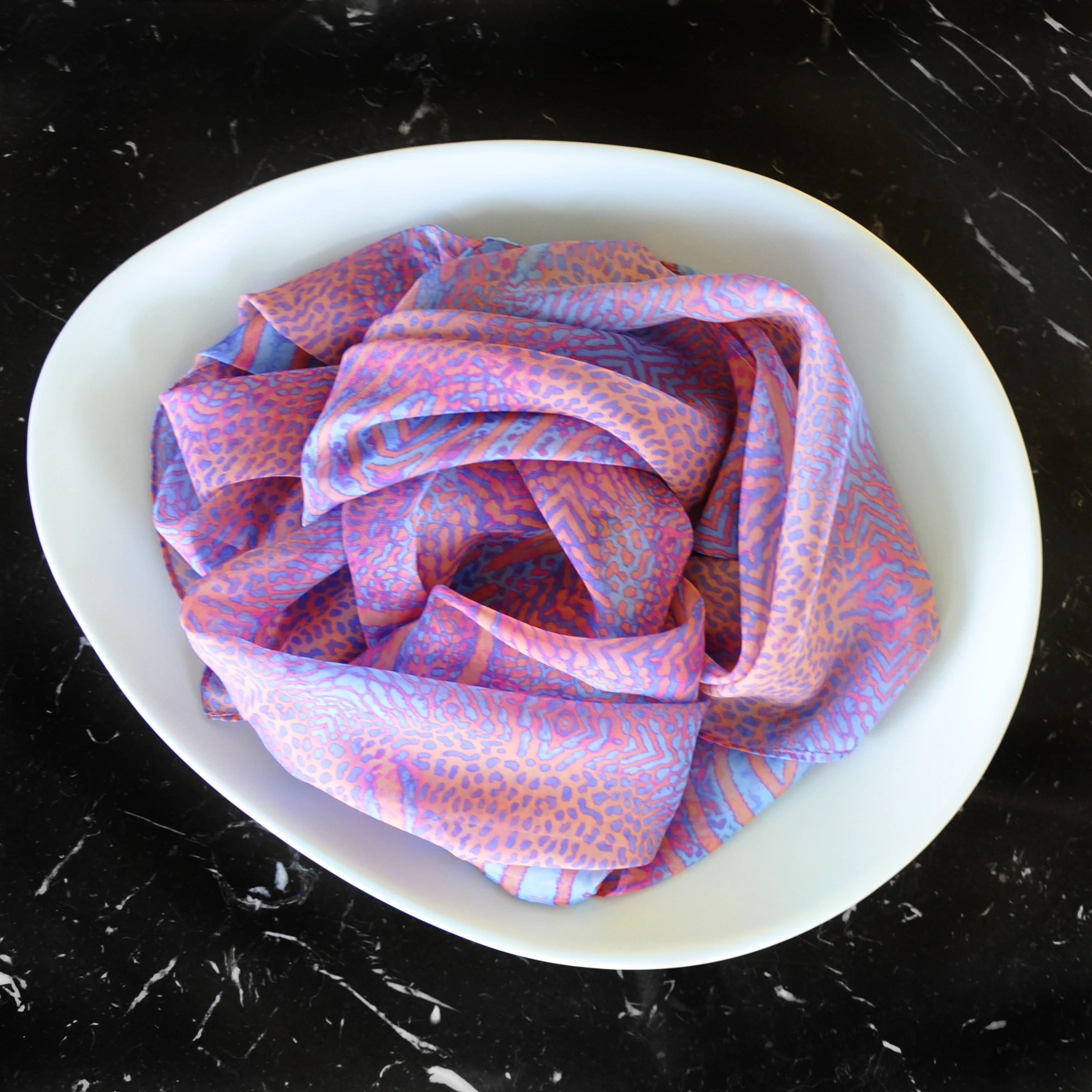 PINK SILK SCARF