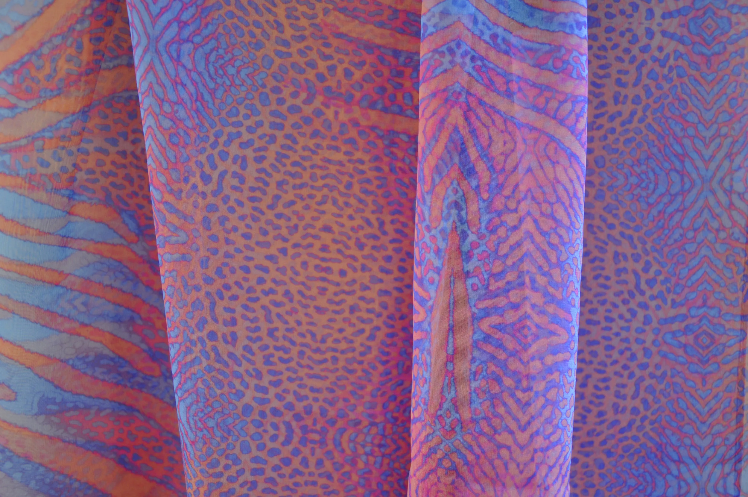 SALMON SILK SCARF