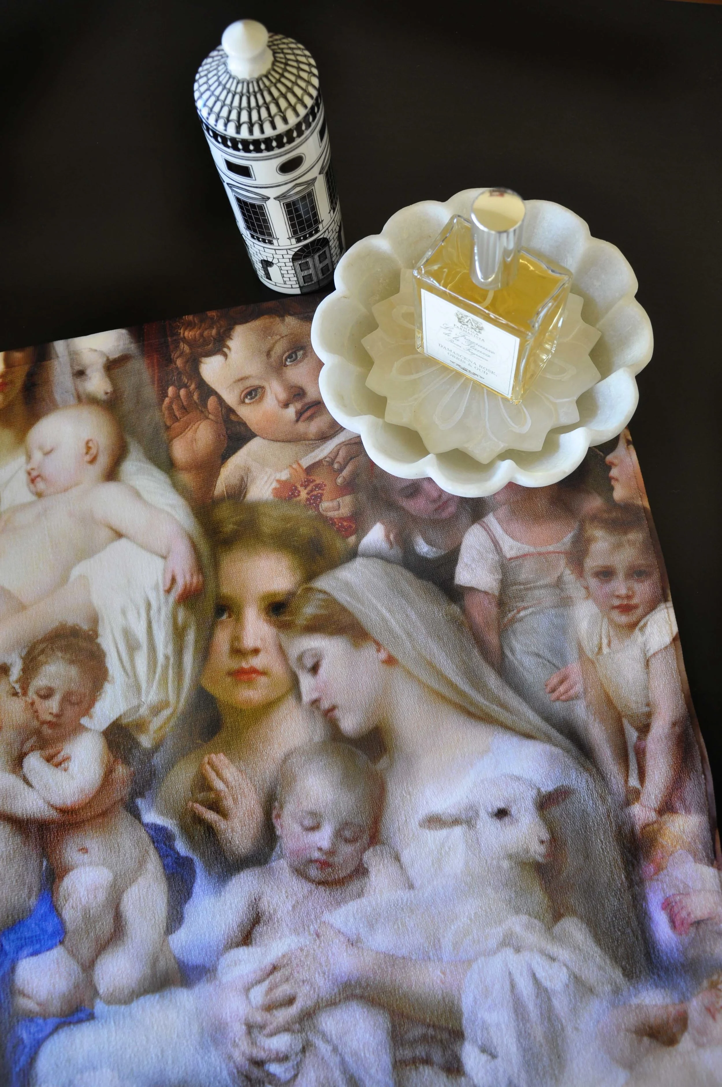 oil paintings of babies towel