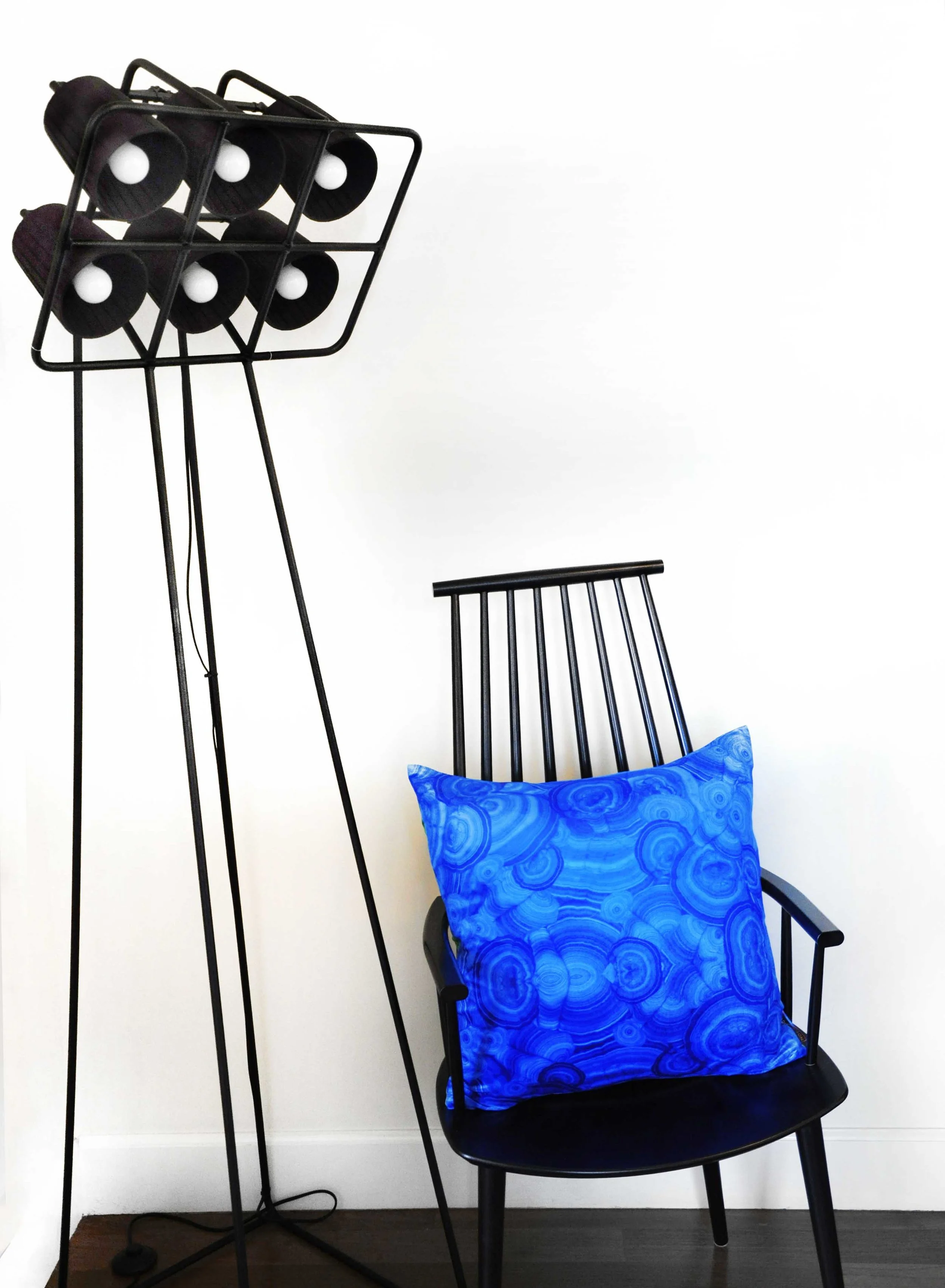 Malachite Velvet Pillow