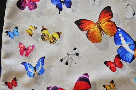 beige butterfly throw pillow online velvet