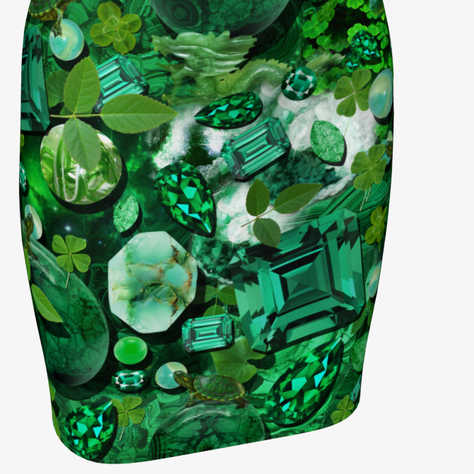 emerald skirt