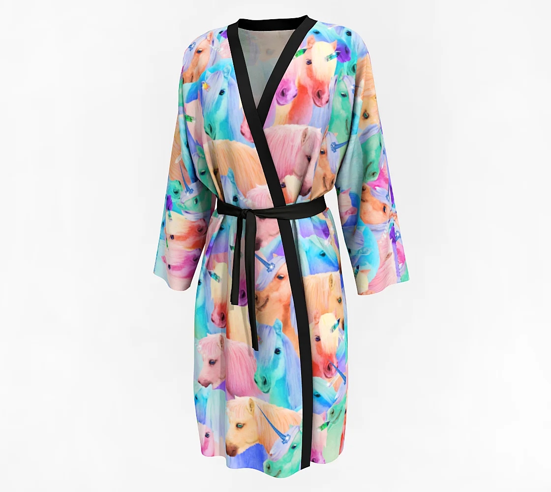unicorn bath robe