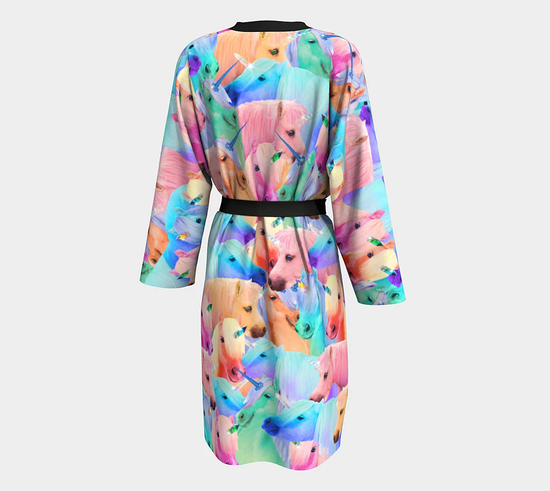 unicorn bath robe adults