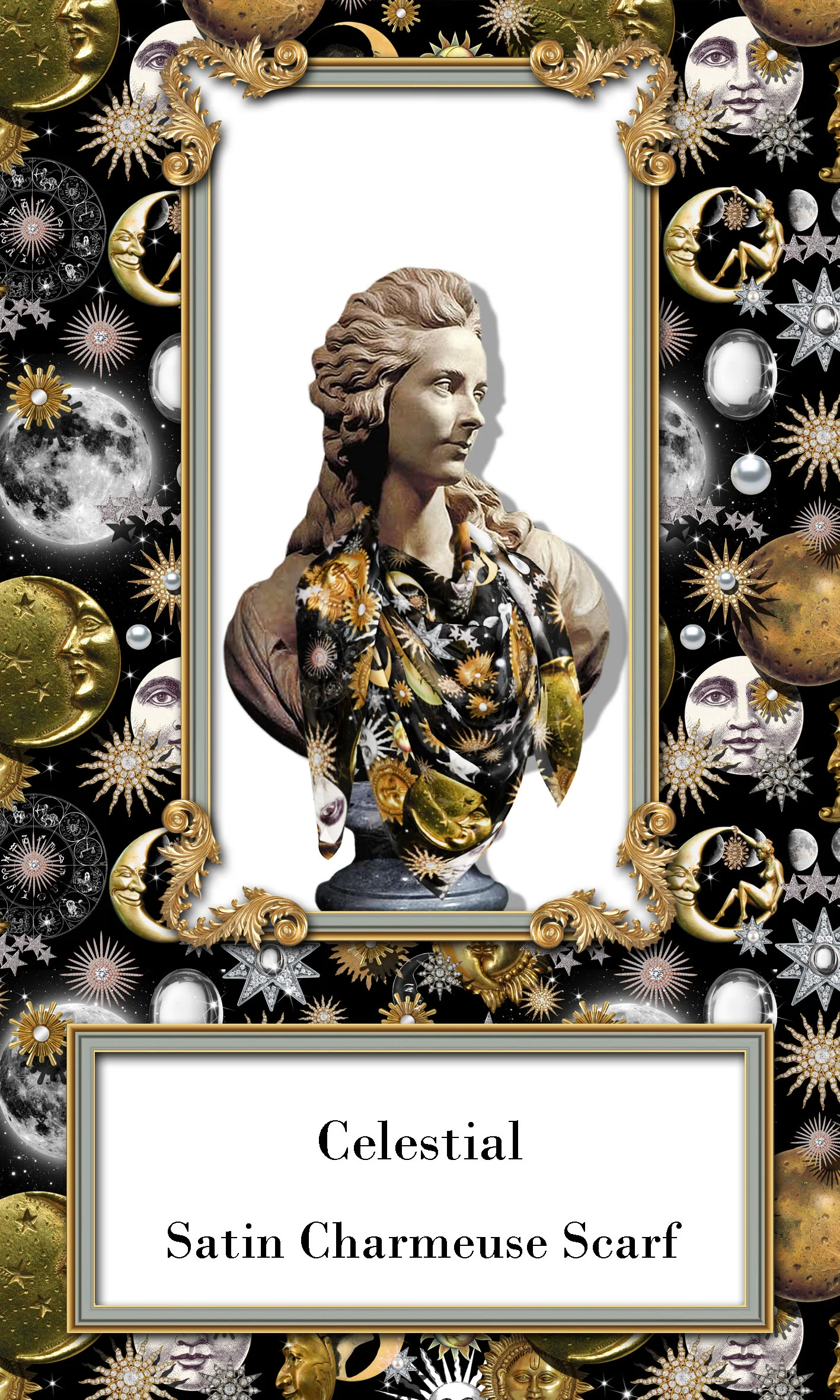 Celestial Silk Scarf