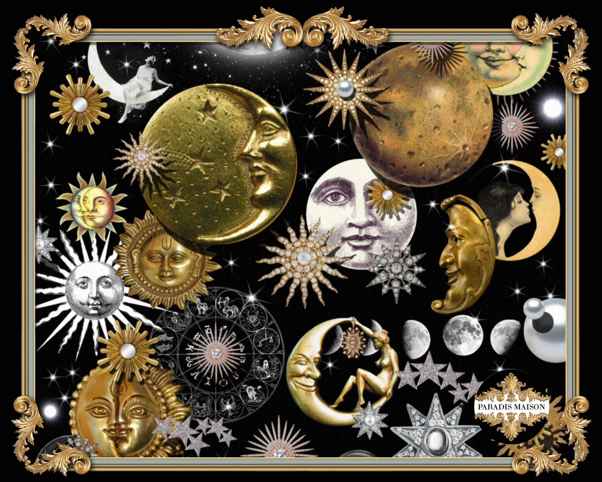Celestial Silk Scarf