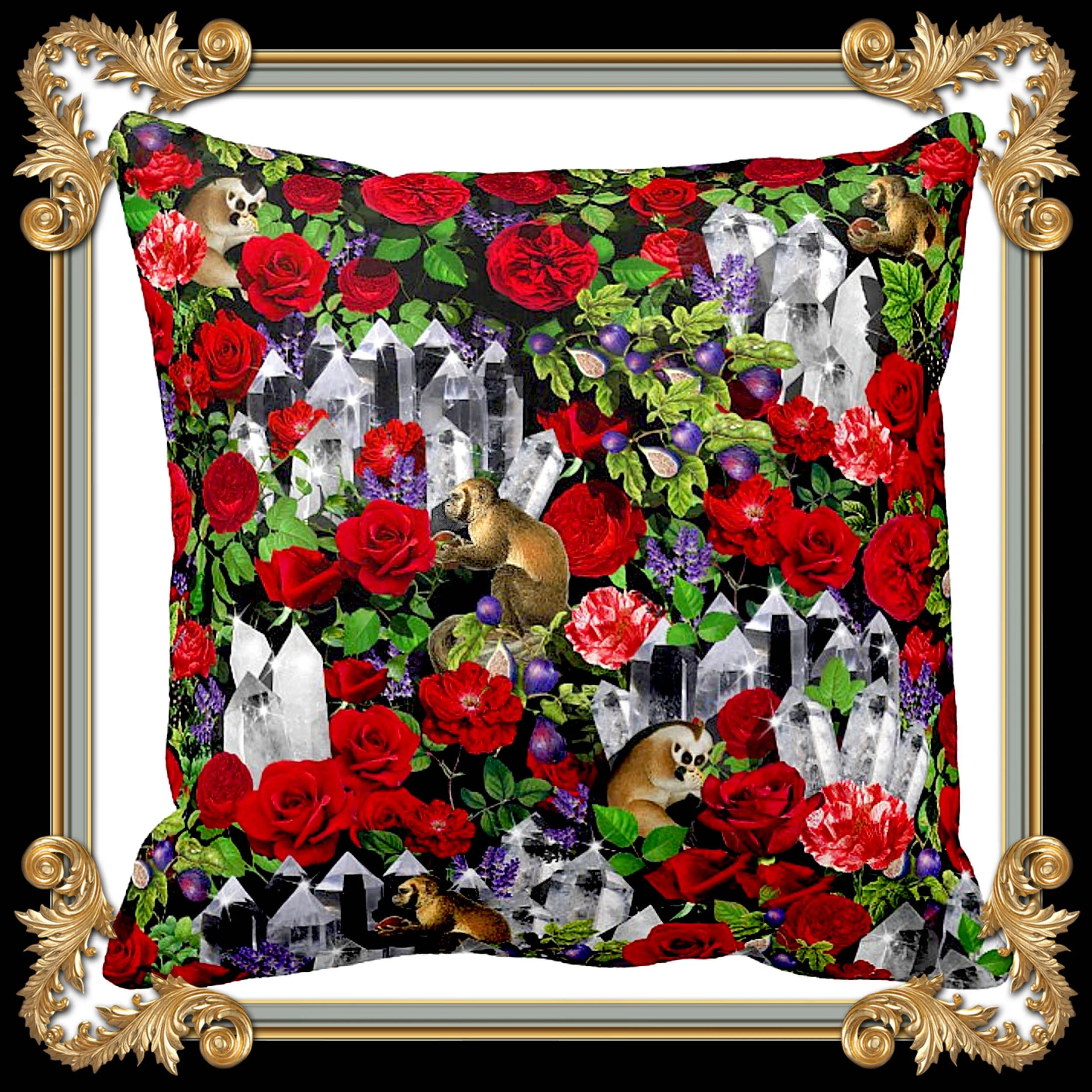 SLOW LORRIS THROW PILLOW