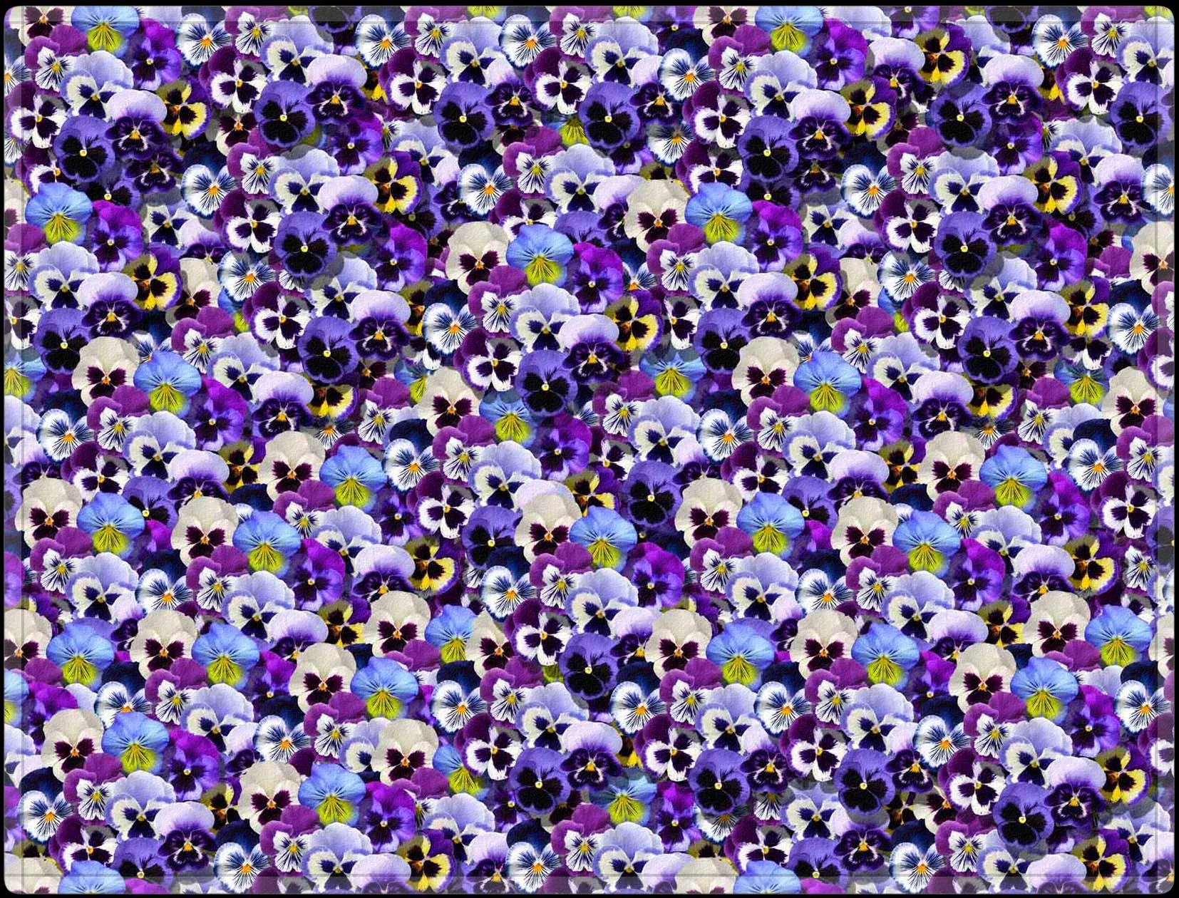 PANSY FLOWER SOFA THROW BLANKET