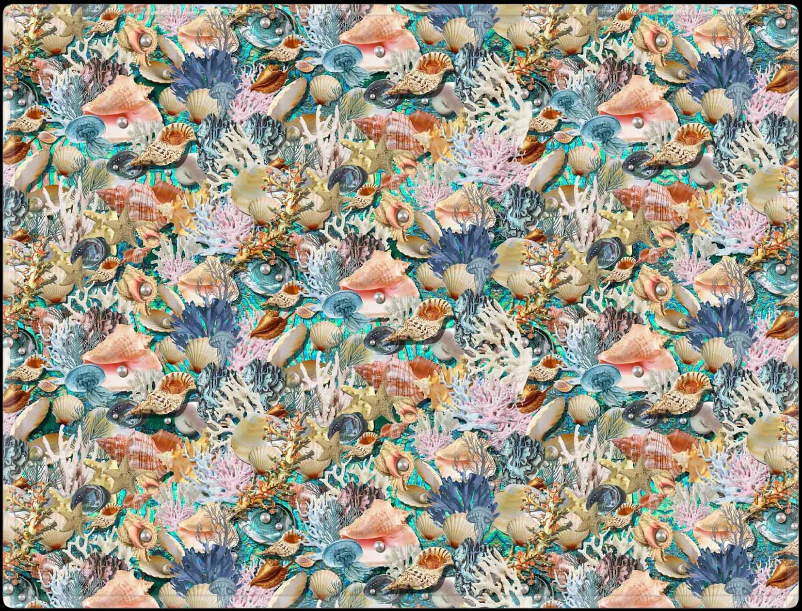 SEASHELL THROW BLANKET