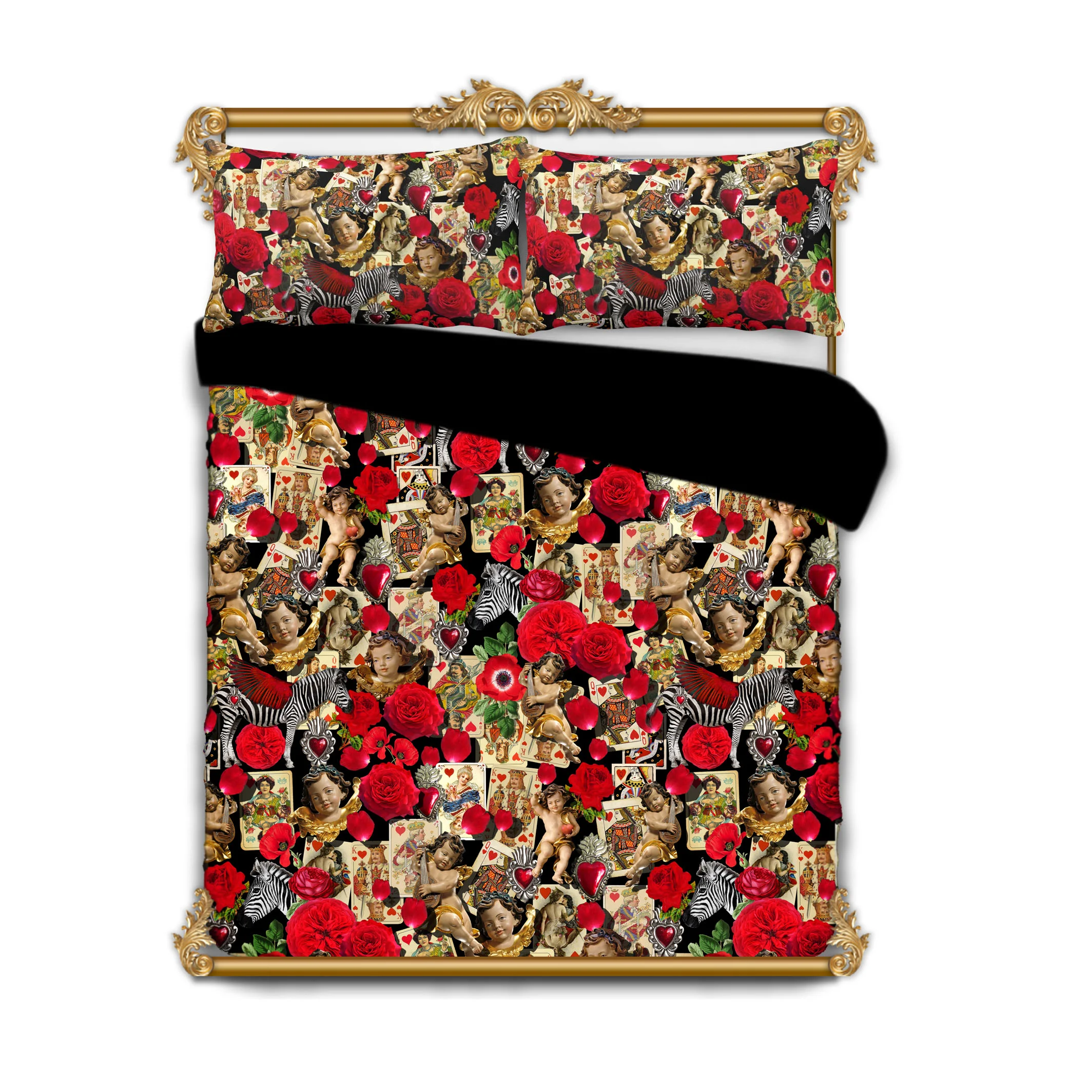 Vintage Playing Cards Duvet Cover