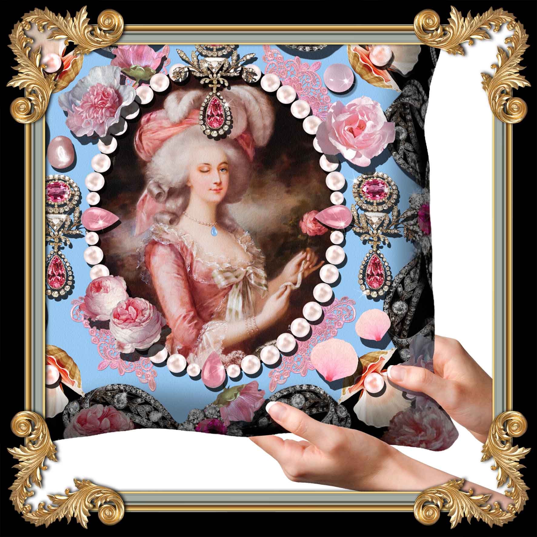 MARIE ANTOINETTE THROW PILLOW ONLINE