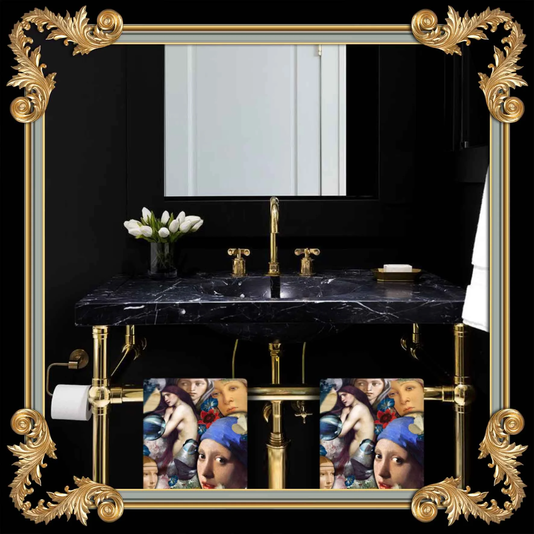 BOTTICELLI GUEST TOWELS