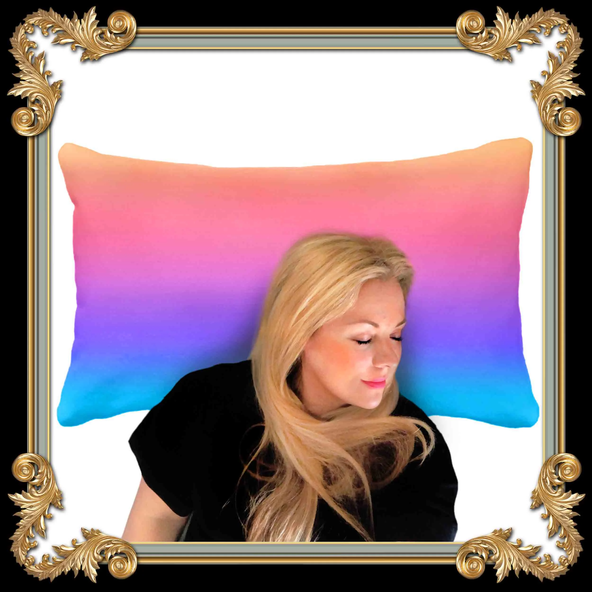 pink ombre bed pillowcases