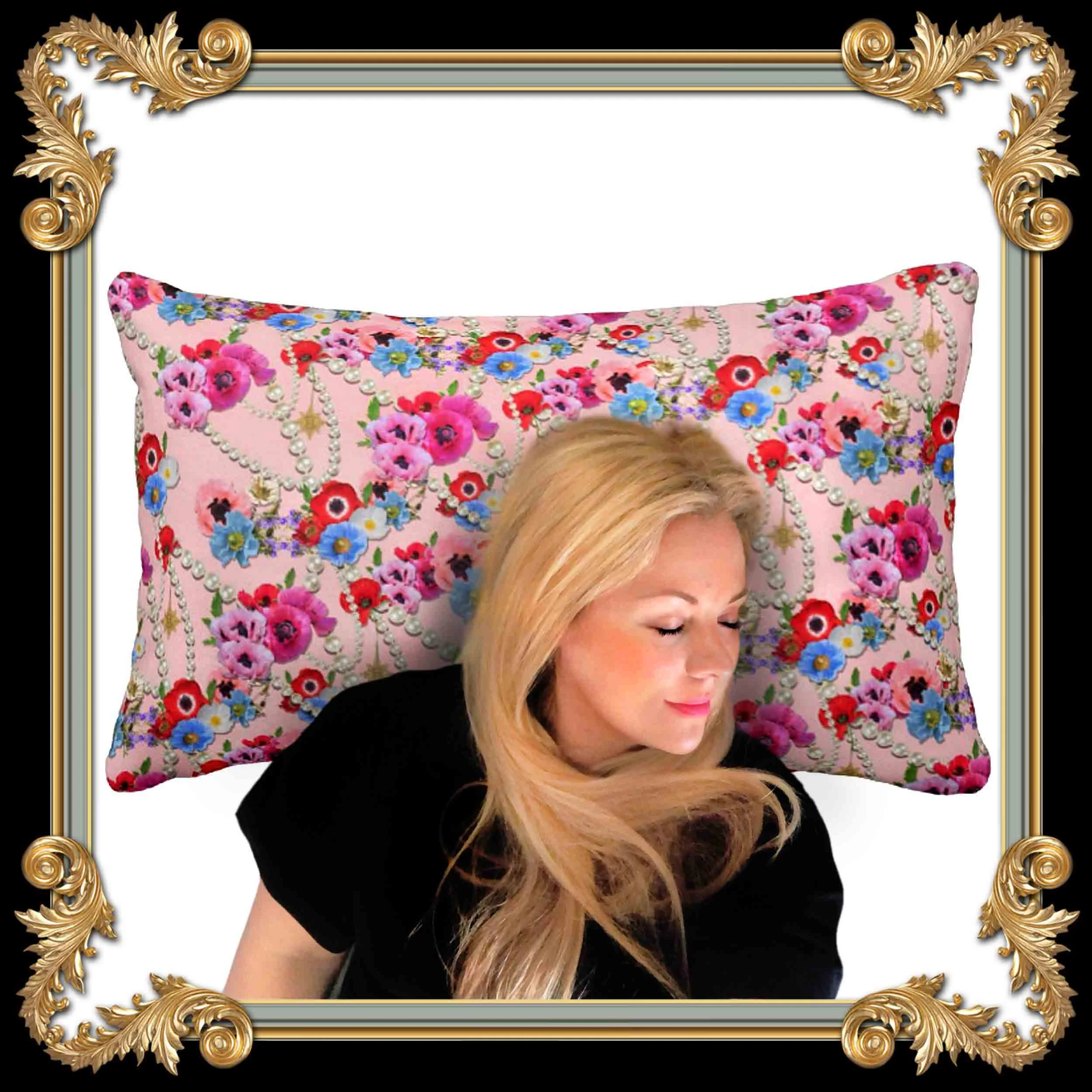 POPPY FLOWER COTTON BED SHEETS USA