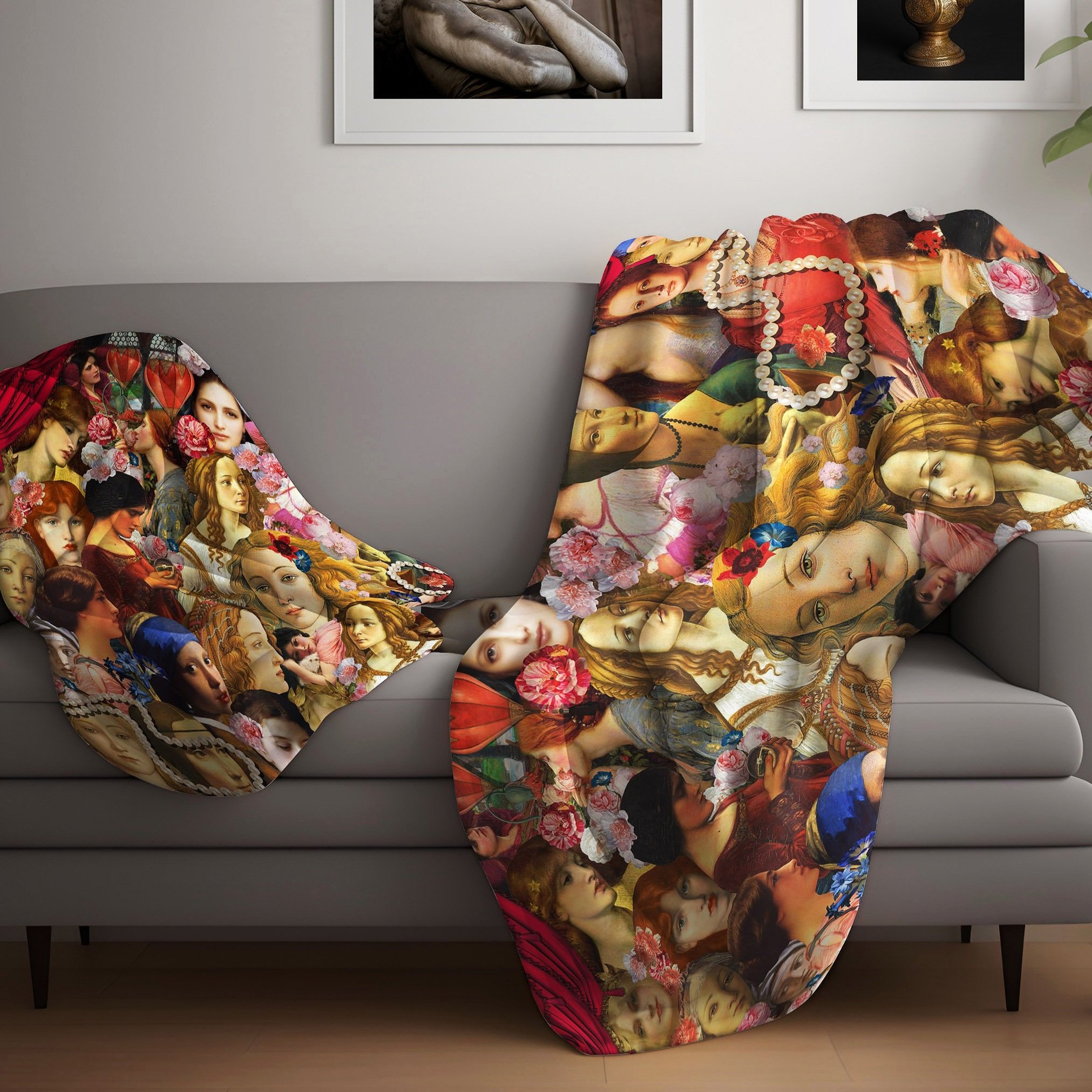 BOTTICELLI SOFA THROW BLANKET USA