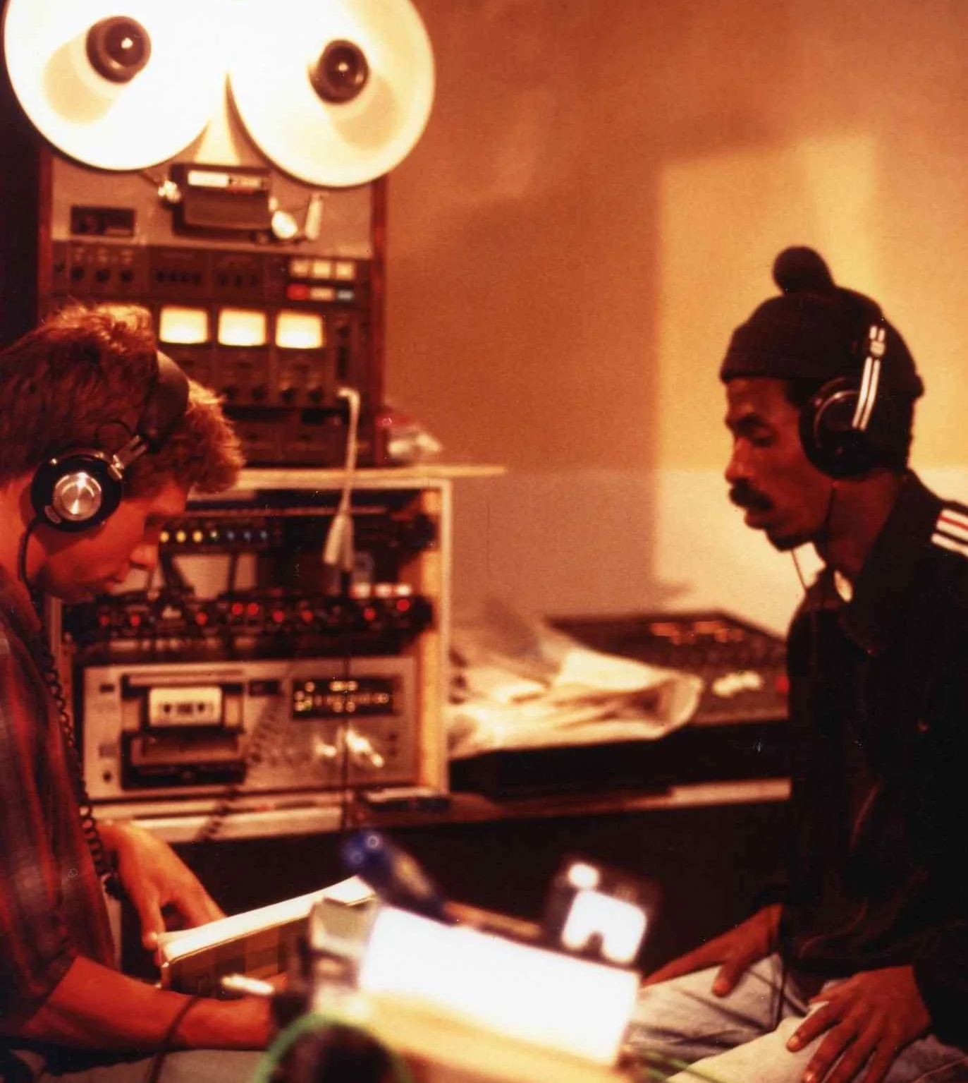 Phil Giborski and Maalem Abdullah Akharraz, Essaouira, 1990