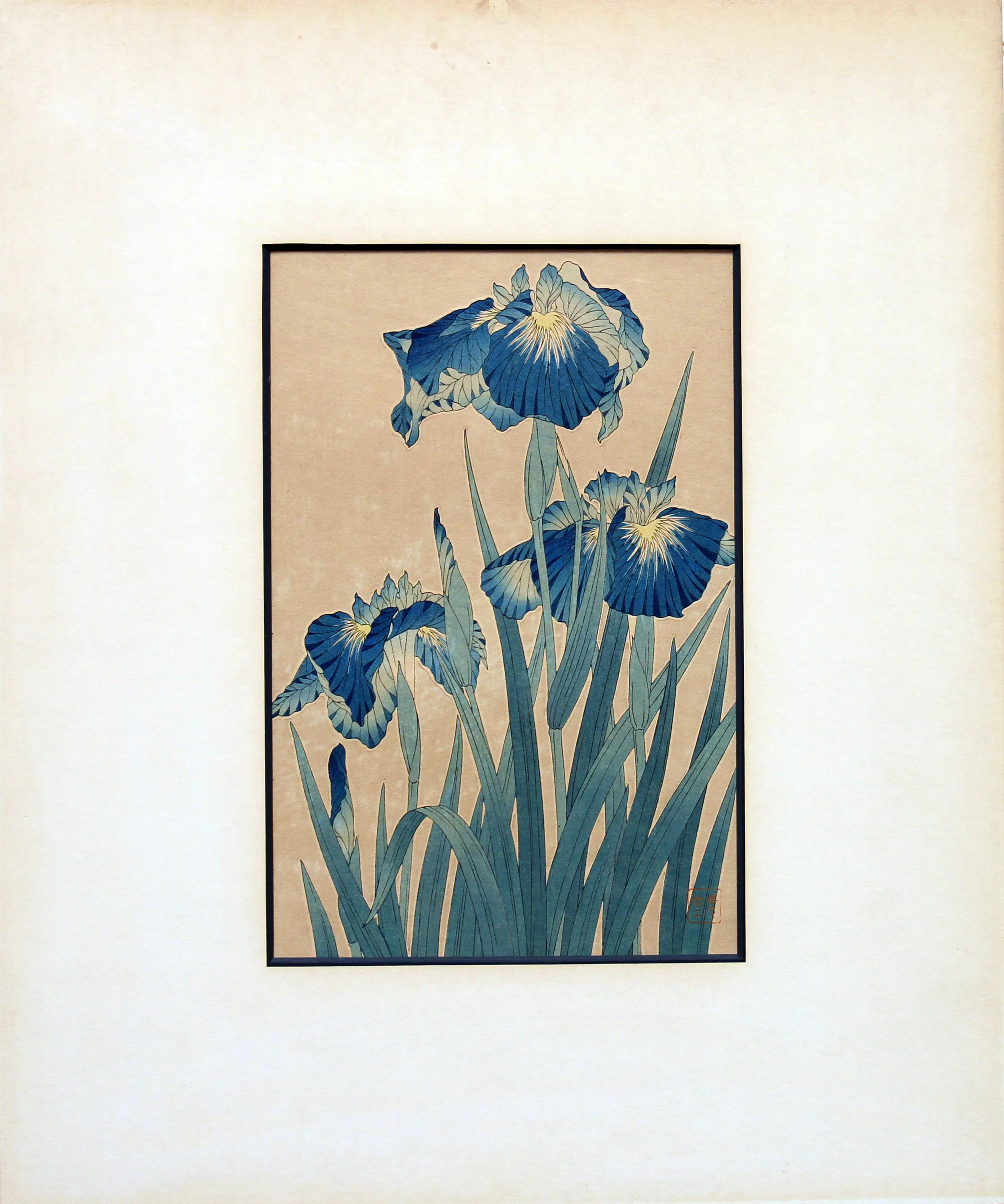 Shod 24x20 Japanese woodblock 1950's $150.JPG