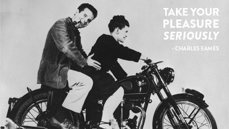 There's much about this maxim that galvanizes me - turning your passion into something relevant and meaningful. And it's nearly as good as this other Eames gem: "Any time one or more things are consciously put together in a way that they can accomplish something better than they could have accomplished individually, this is an act of design." Hallelujah! (sidenote: our visit did inspire a conversation about feminism - its current version, as well as the challenges that Ray no doubt faced as a five-foot-tall woman in a predominantly male world. This is another story, however, for another blog post!)