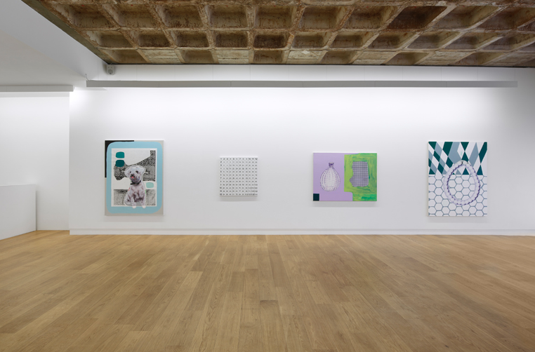 Meg Cranston, "Poodle Mix," Installation view, Michael Janssen, Berlin, 2014