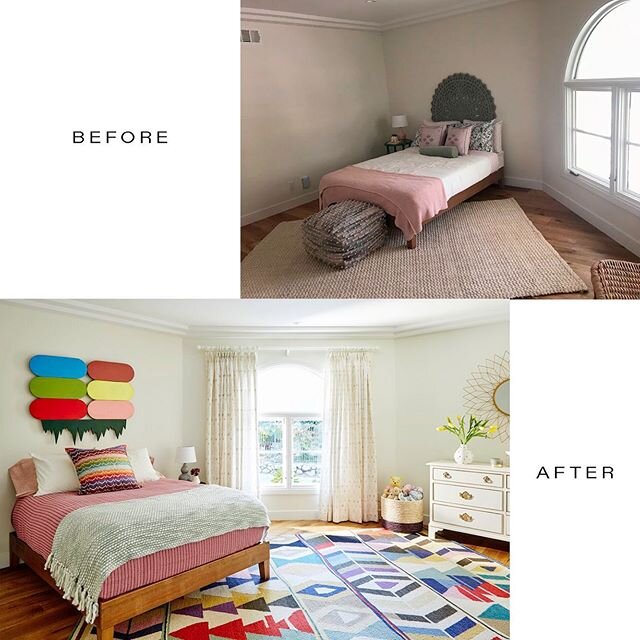 Before + Afters are the most fun. We ALWAYS take photos of clients’ spaces during our initial walk-through, not just for our notes and to facilitate the design process, but because it’s human nature for people to forget what the spaces lo