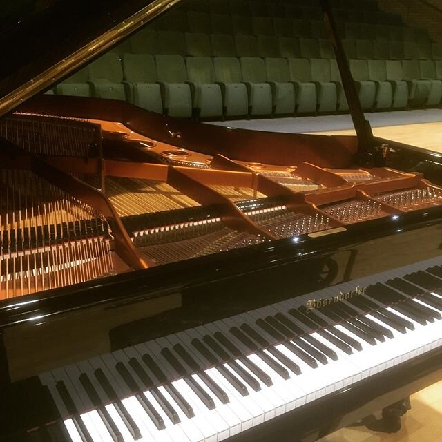 Throwback Thursday. I&rsquo;m looking forward to going back to concert tunings, it seems a long way off at the moment... This Bosendorfer had keyframe bedding issues, easily fixed, but surprising no one had noticed, first thing I do is try the extra 